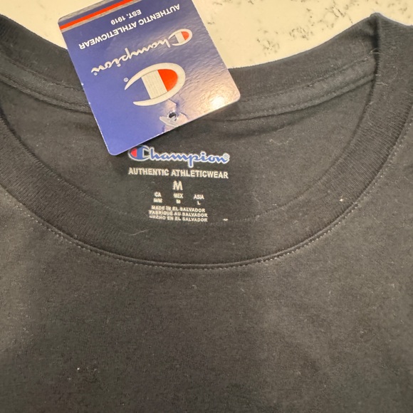 Champion camouflage logo print short sleeve shirt NWT - Picture 7 of 7